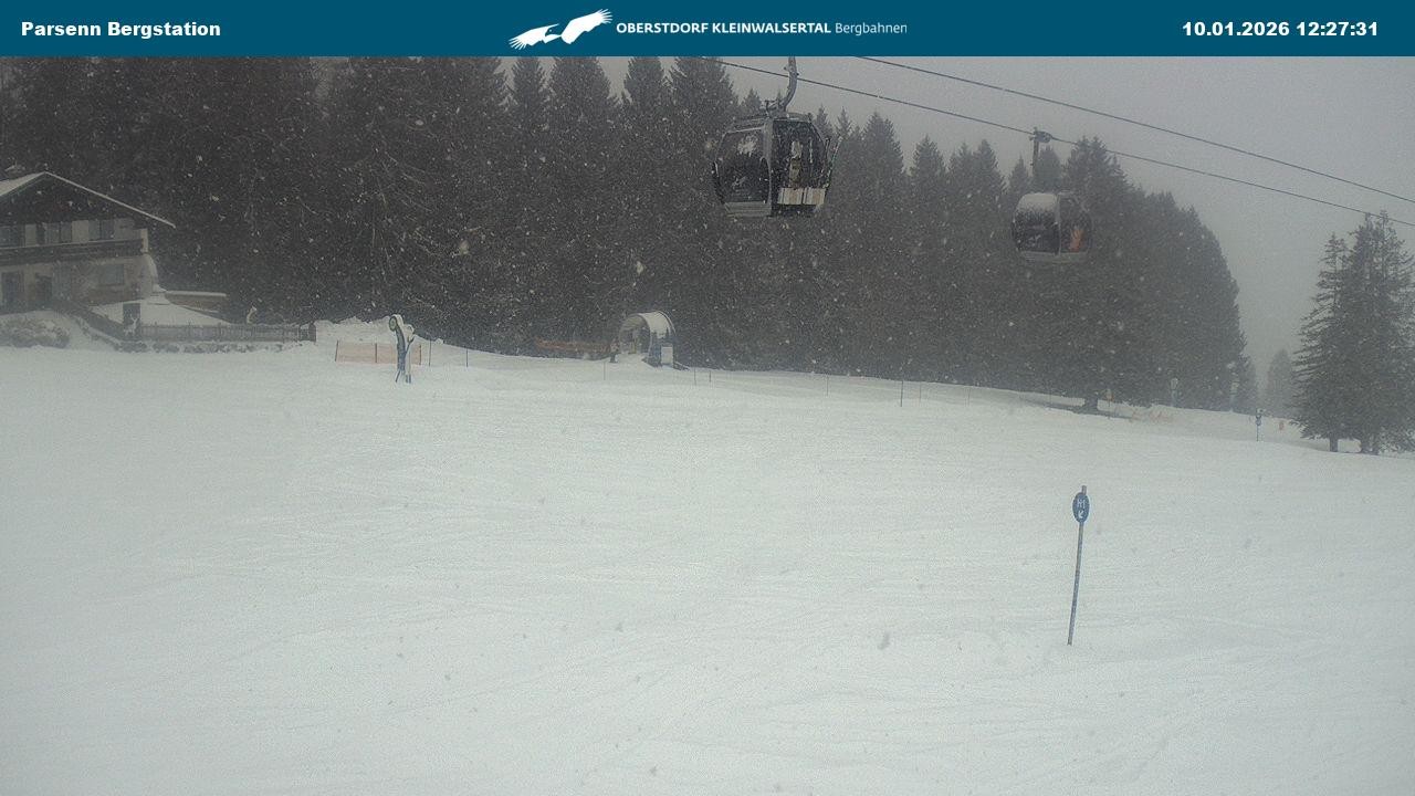 Archiv Foto Webcam Berstation Parsennbahn