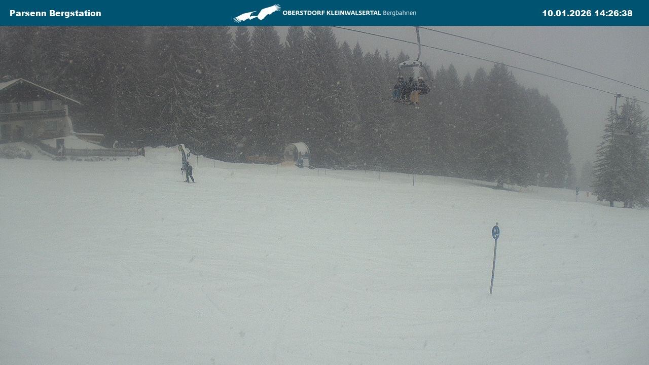 Archiv Foto Webcam Berstation Parsennbahn