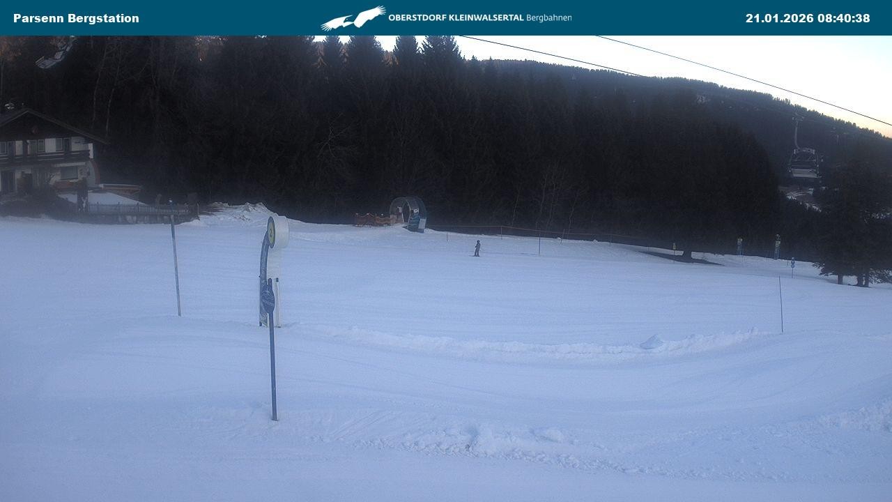 Archiv Foto Webcam Berstation Parsennbahn