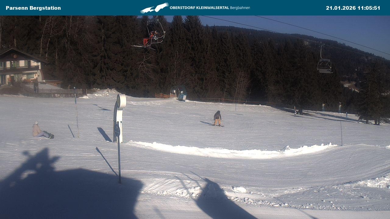 Archiv Foto Webcam Berstation Parsennbahn