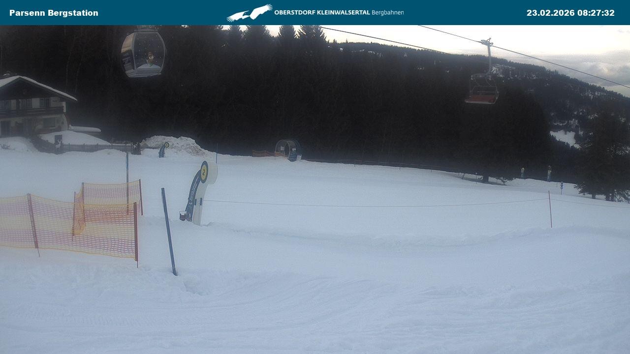 Archiv Foto Webcam Berstation Parsennbahn