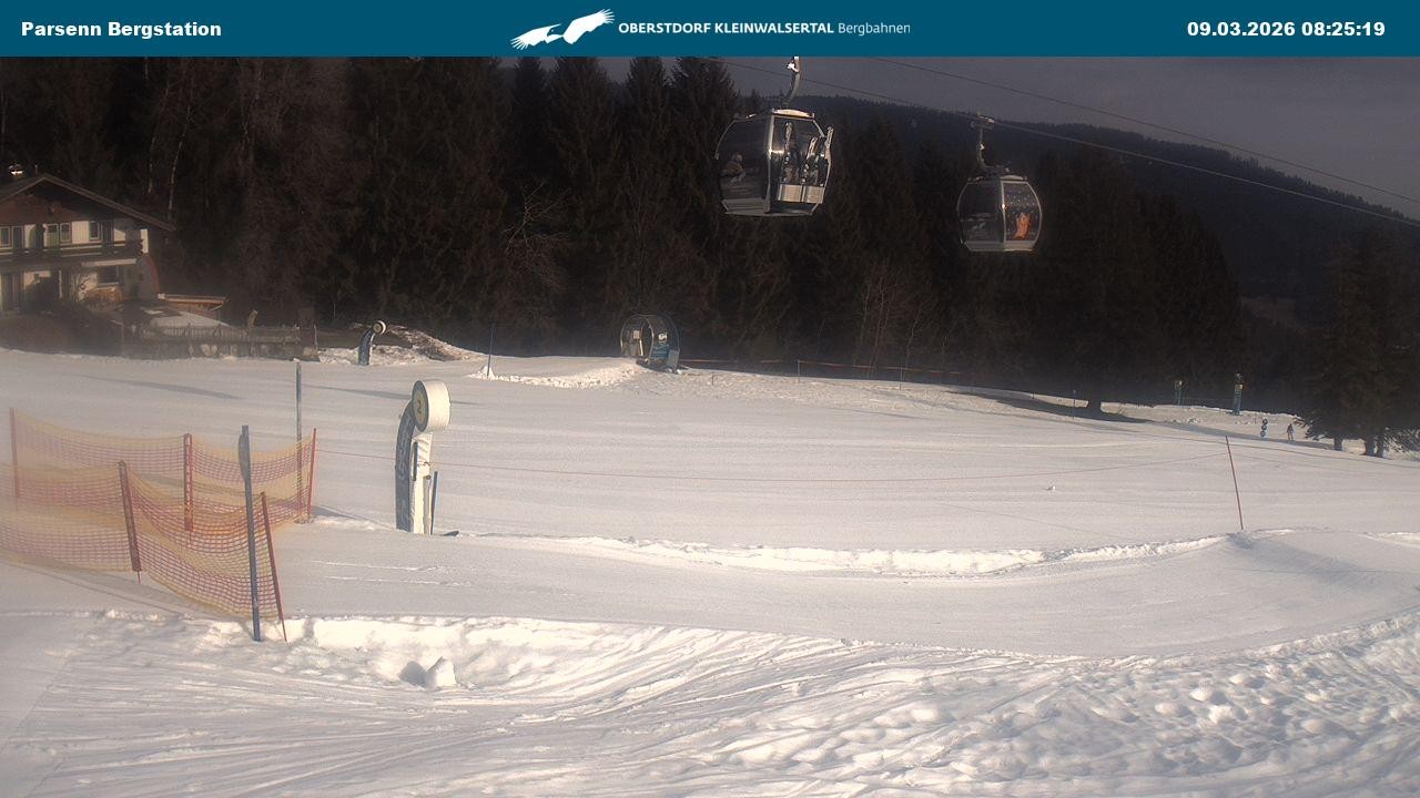 Archiv Foto Webcam Berstation Parsennbahn