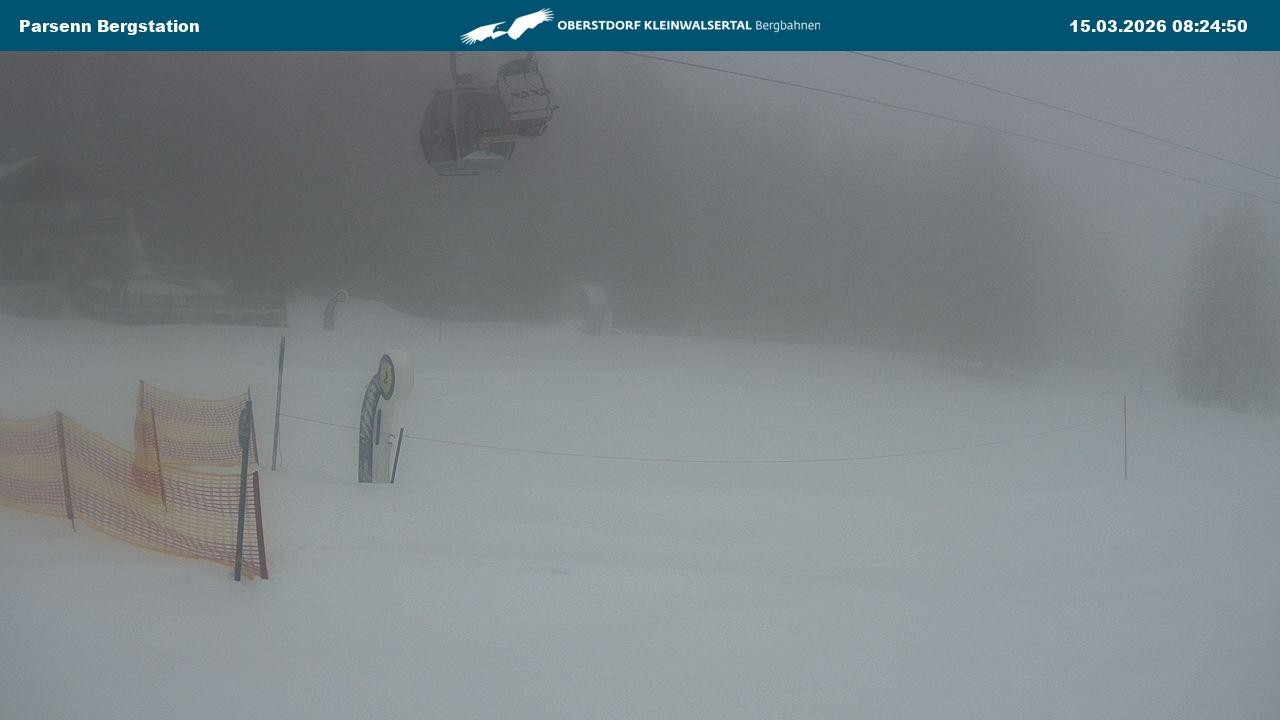 Archiv Foto Webcam Berstation Parsennbahn