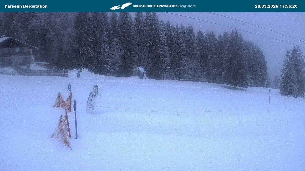 Archiv Foto Webcam Berstation Parsennbahn