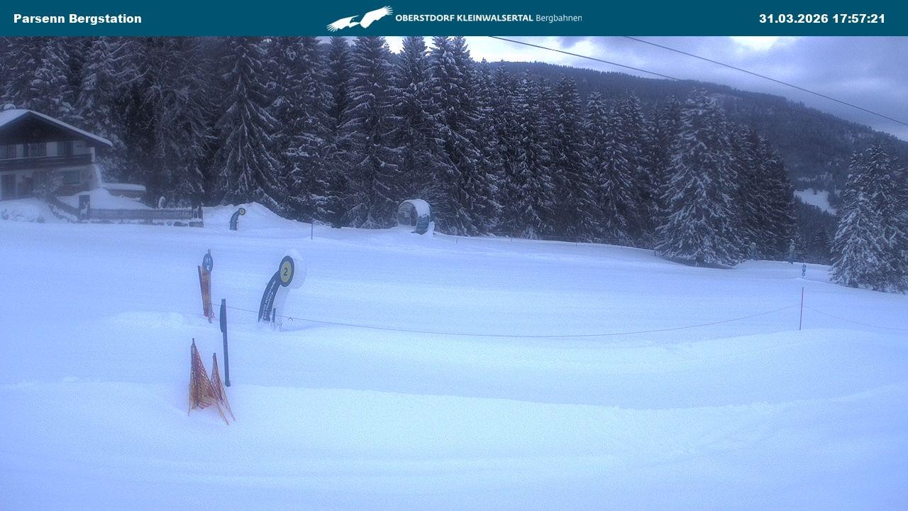 Archiv Foto Webcam Berstation Parsennbahn