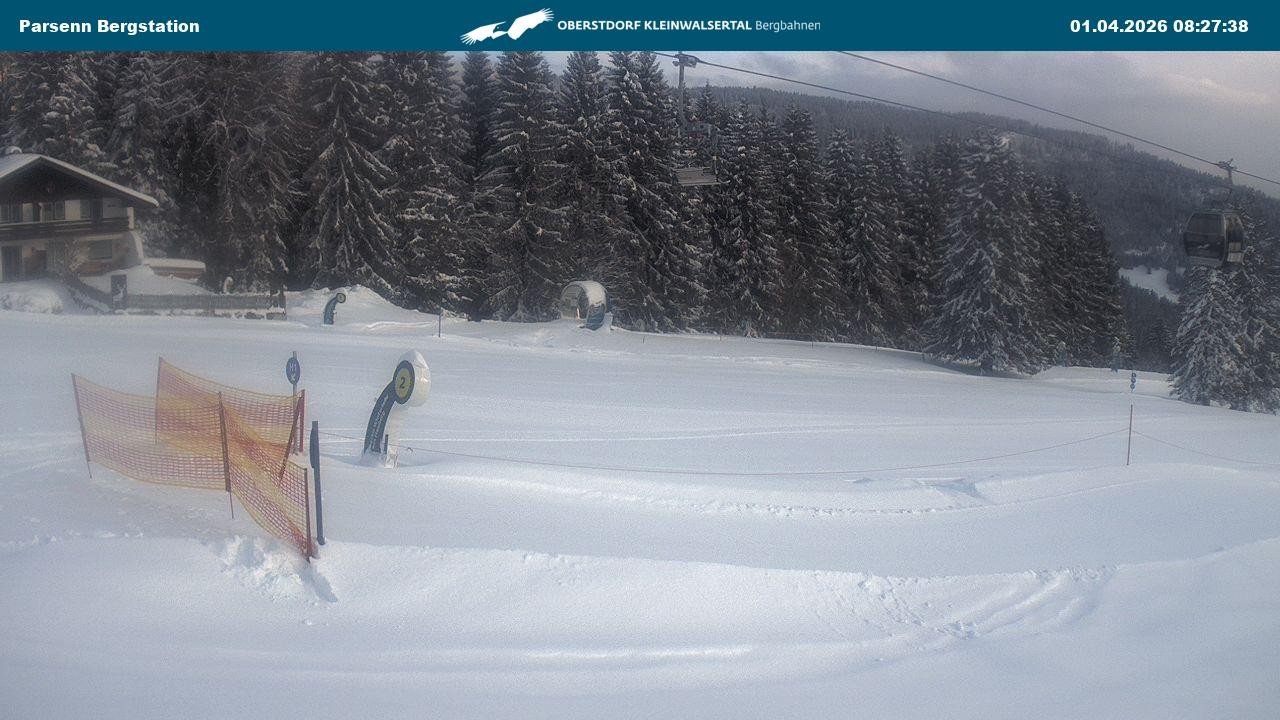 Archiv Foto Webcam Berstation Parsennbahn