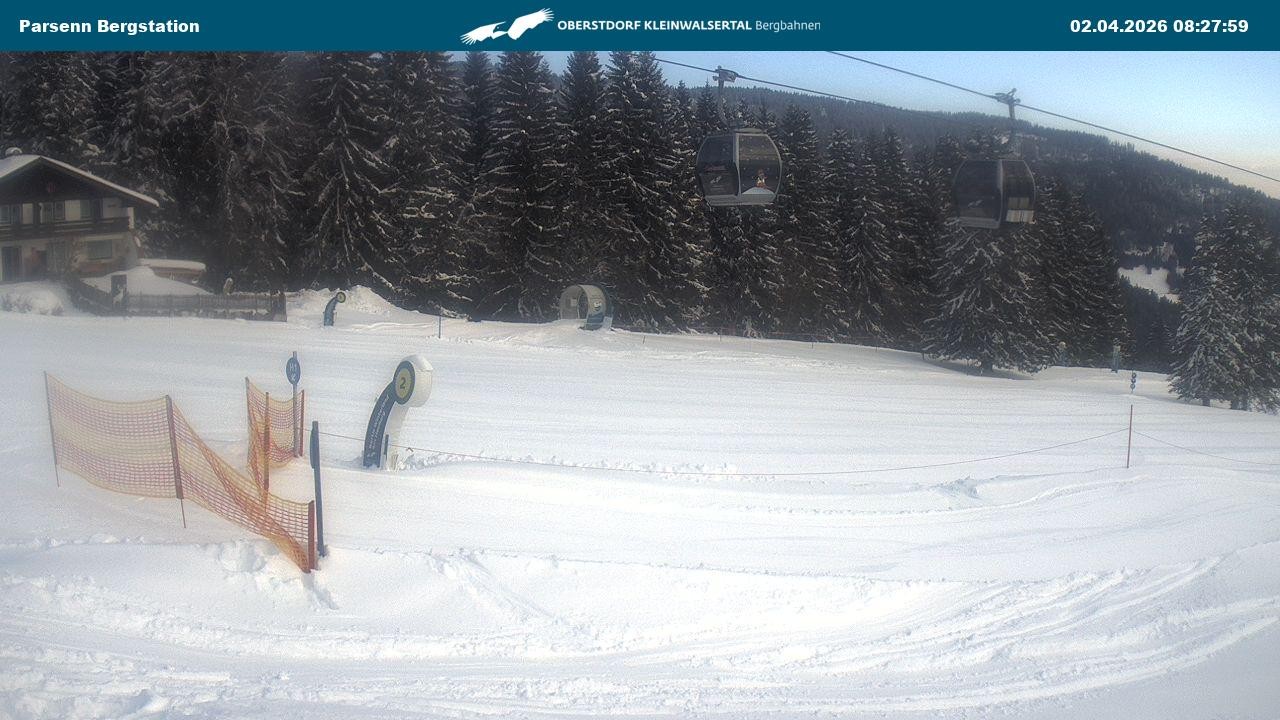 Archiv Foto Webcam Berstation Parsennbahn