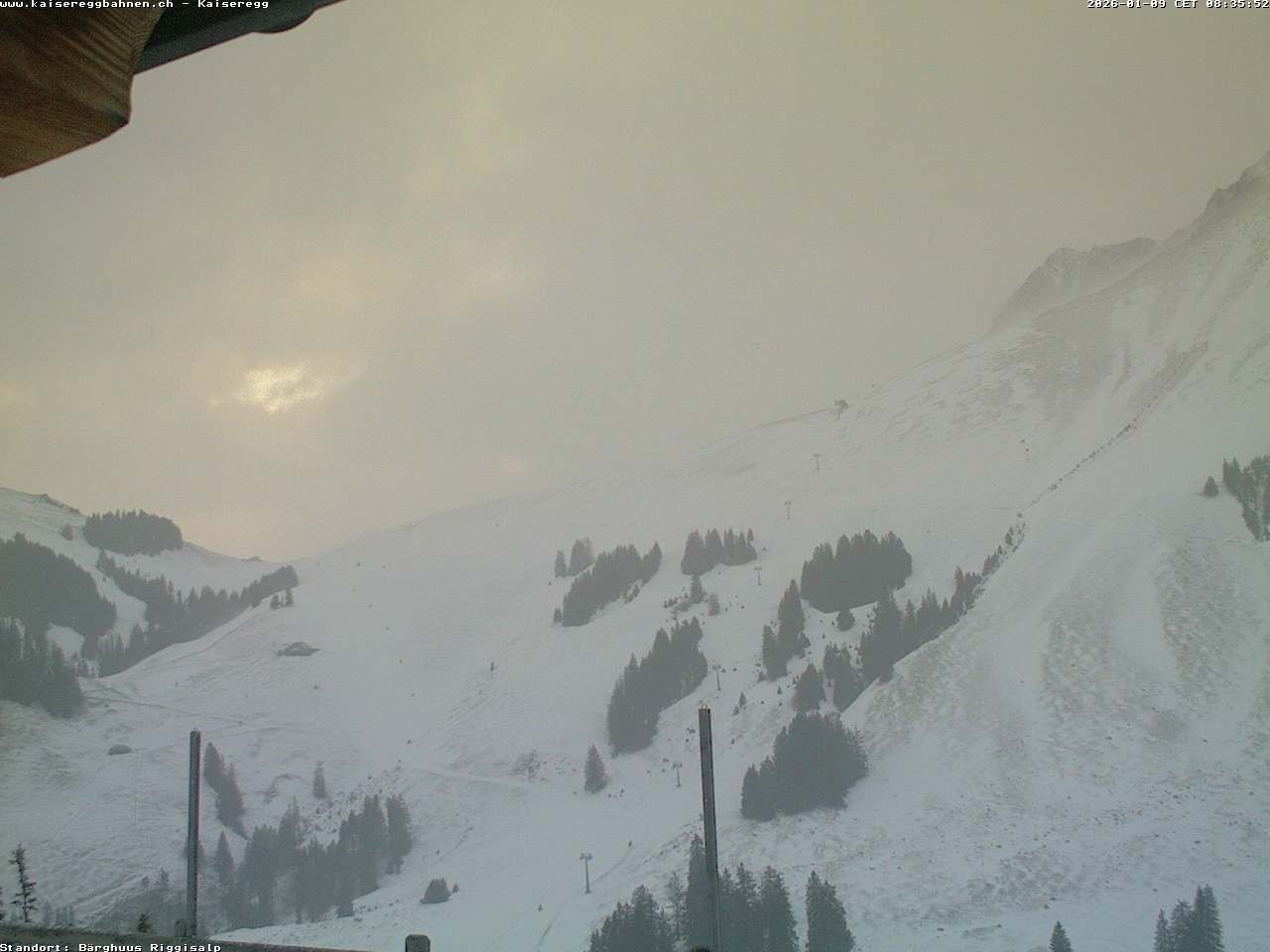 Archiv Foto Webcam Schwarzsee Kaiseregg - Bärghuus Riggisalp