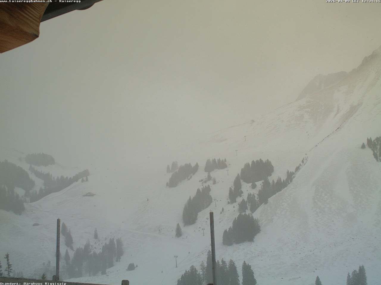 Archiv Foto Webcam Schwarzsee Kaiseregg - Bärghuus Riggisalp