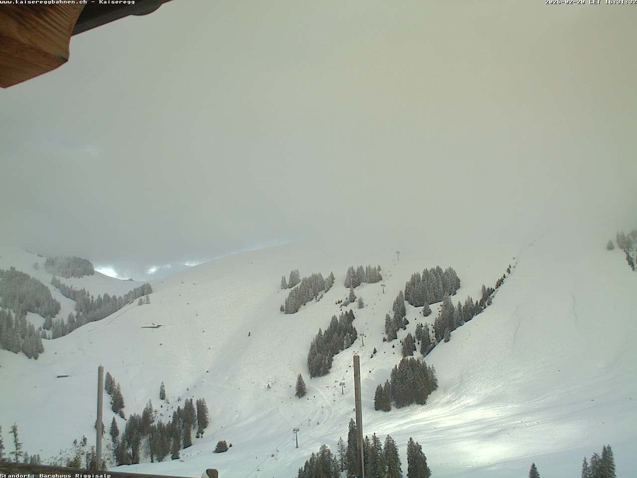 Archiv Foto Webcam Schwarzsee Kaiseregg - Bärghuus Riggisalp