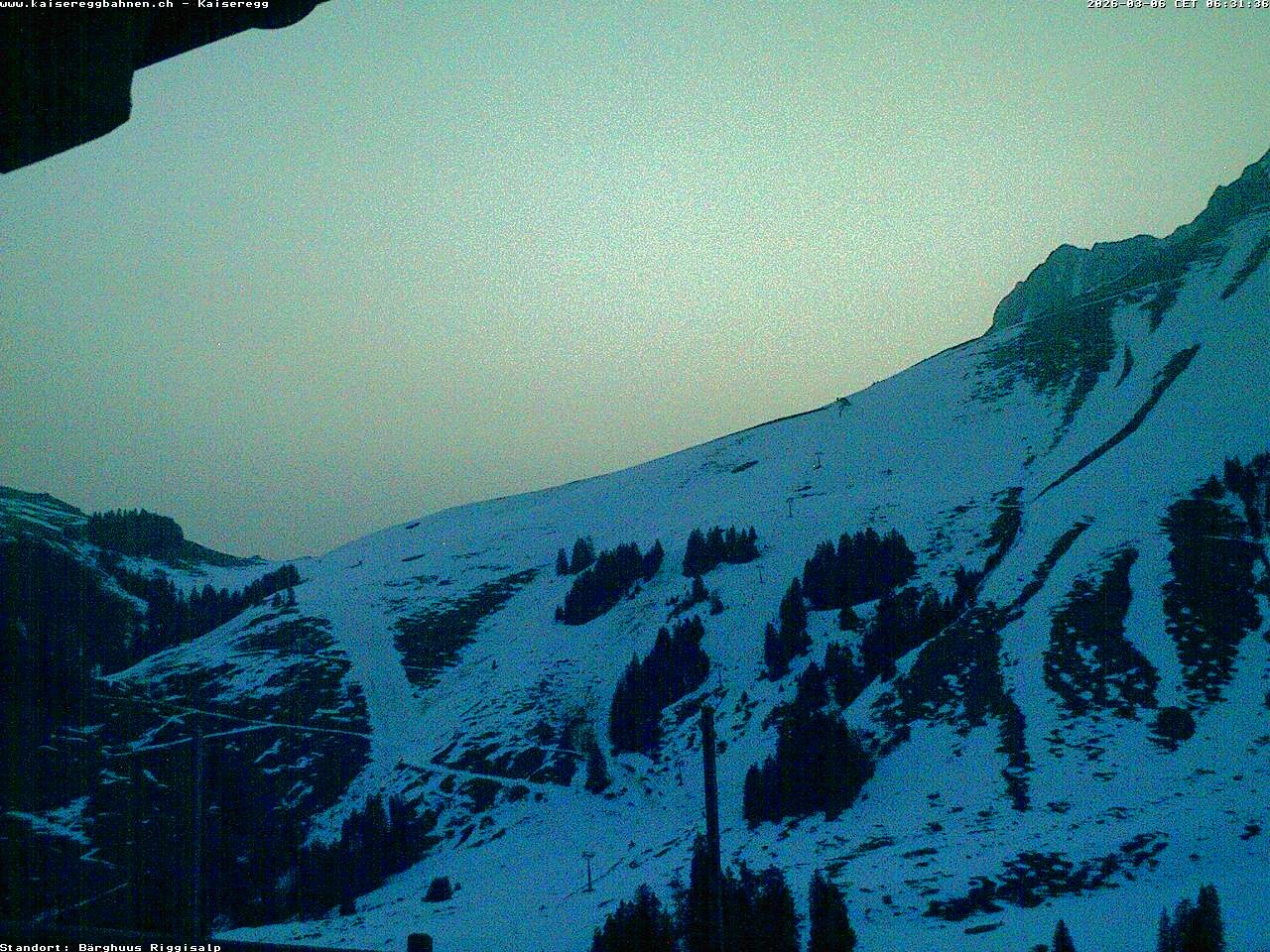 Archiv Foto Webcam Schwarzsee Kaiseregg - Bärghuus Riggisalp