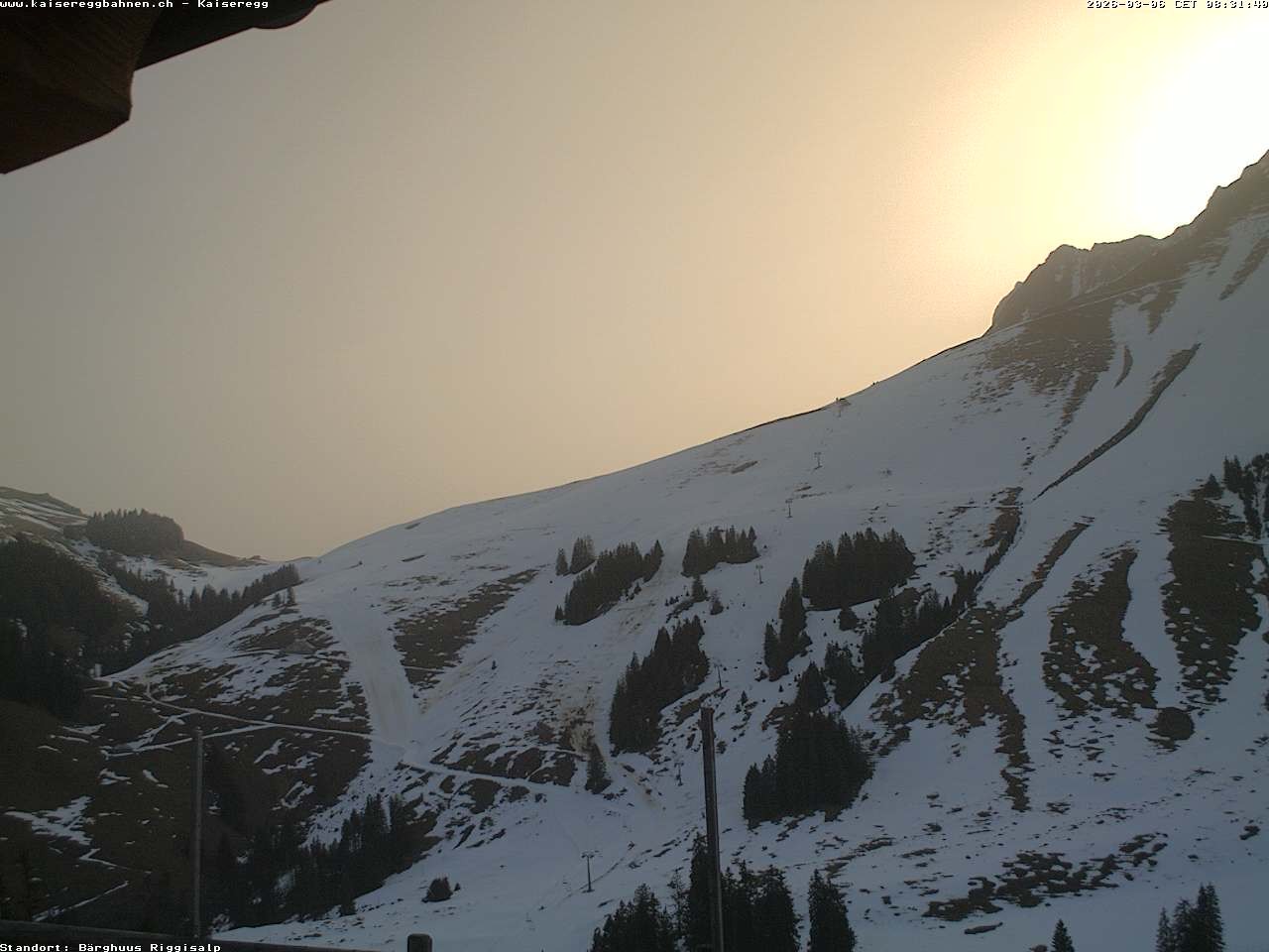 Archiv Foto Webcam Schwarzsee Kaiseregg - Bärghuus Riggisalp