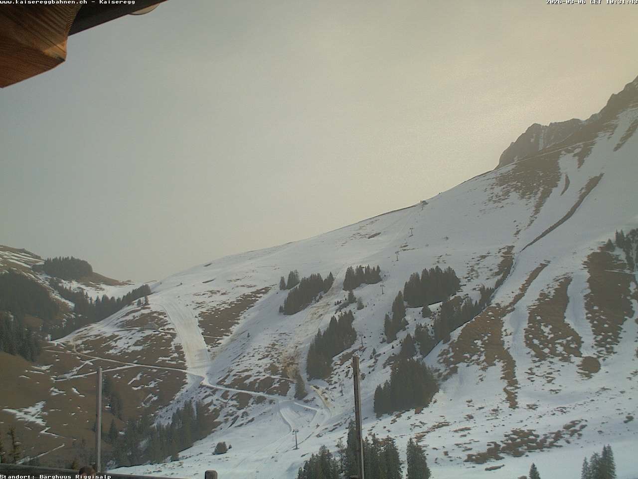 Archiv Foto Webcam Schwarzsee Kaiseregg - Bärghuus Riggisalp