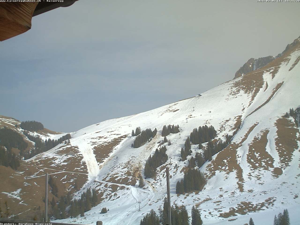 Archiv Foto Webcam Schwarzsee Kaiseregg - Bärghuus Riggisalp