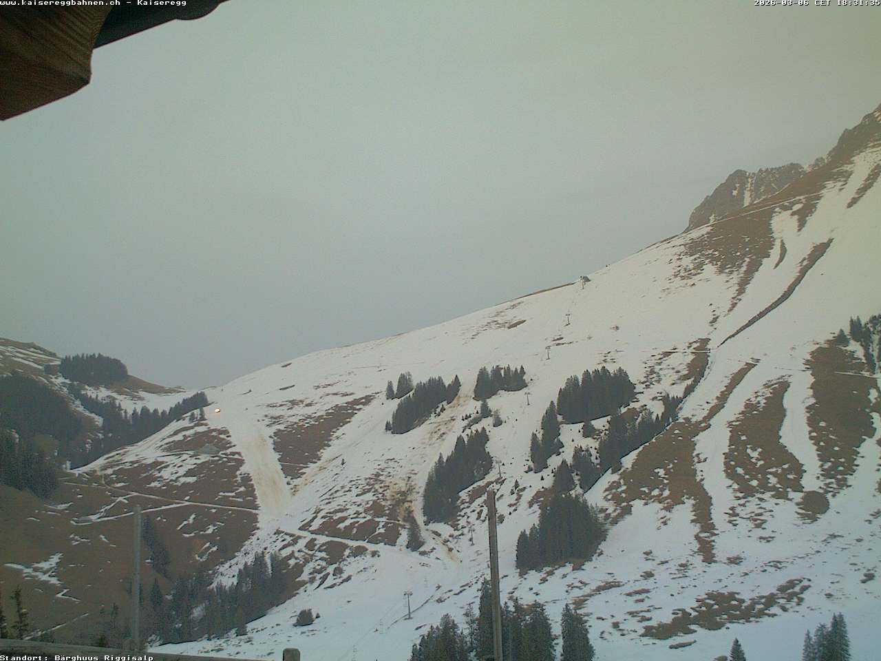 Archiv Foto Webcam Schwarzsee Kaiseregg - Bärghuus Riggisalp