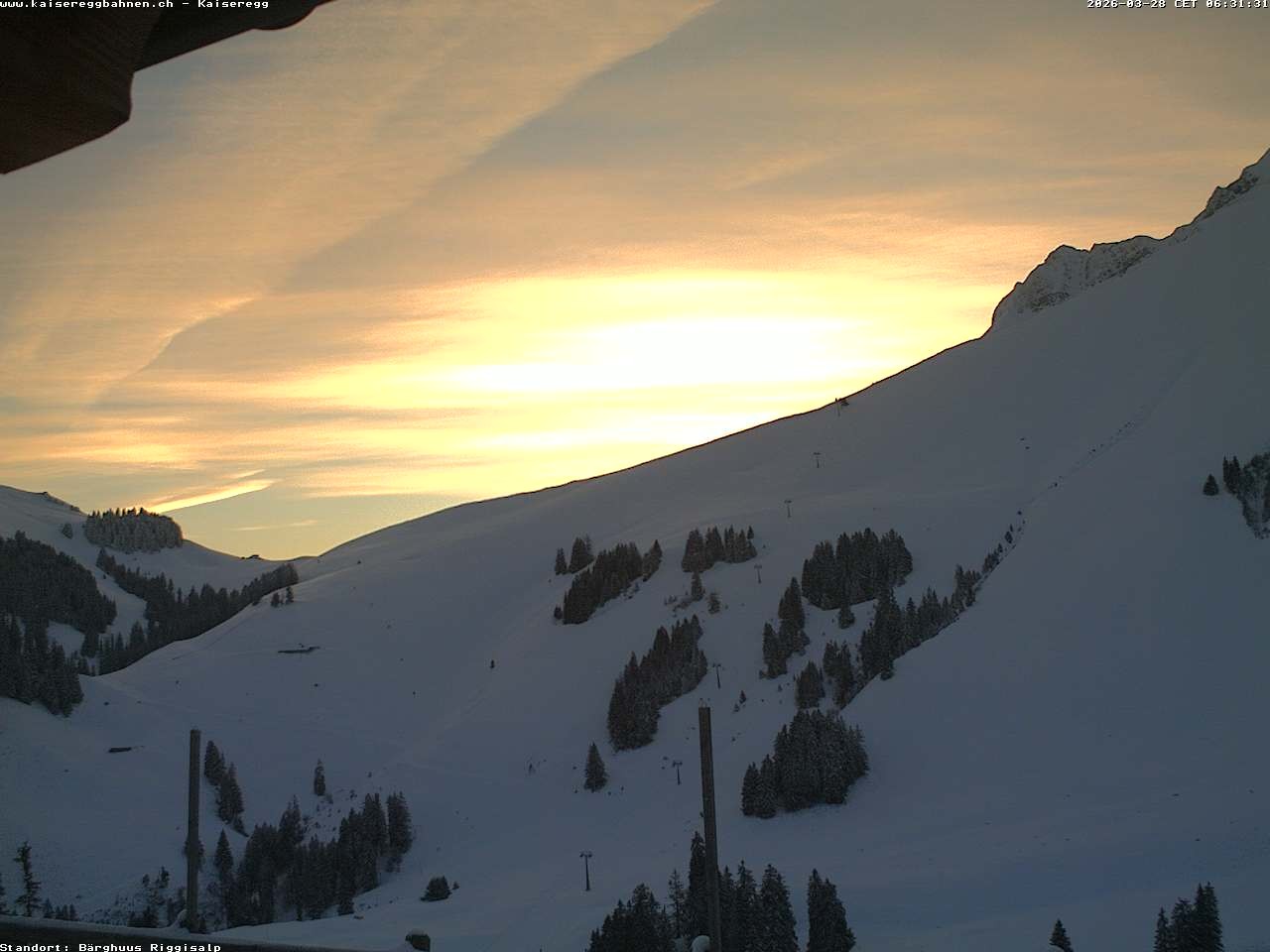 Archiv Foto Webcam Schwarzsee Kaiseregg - Bärghuus Riggisalp