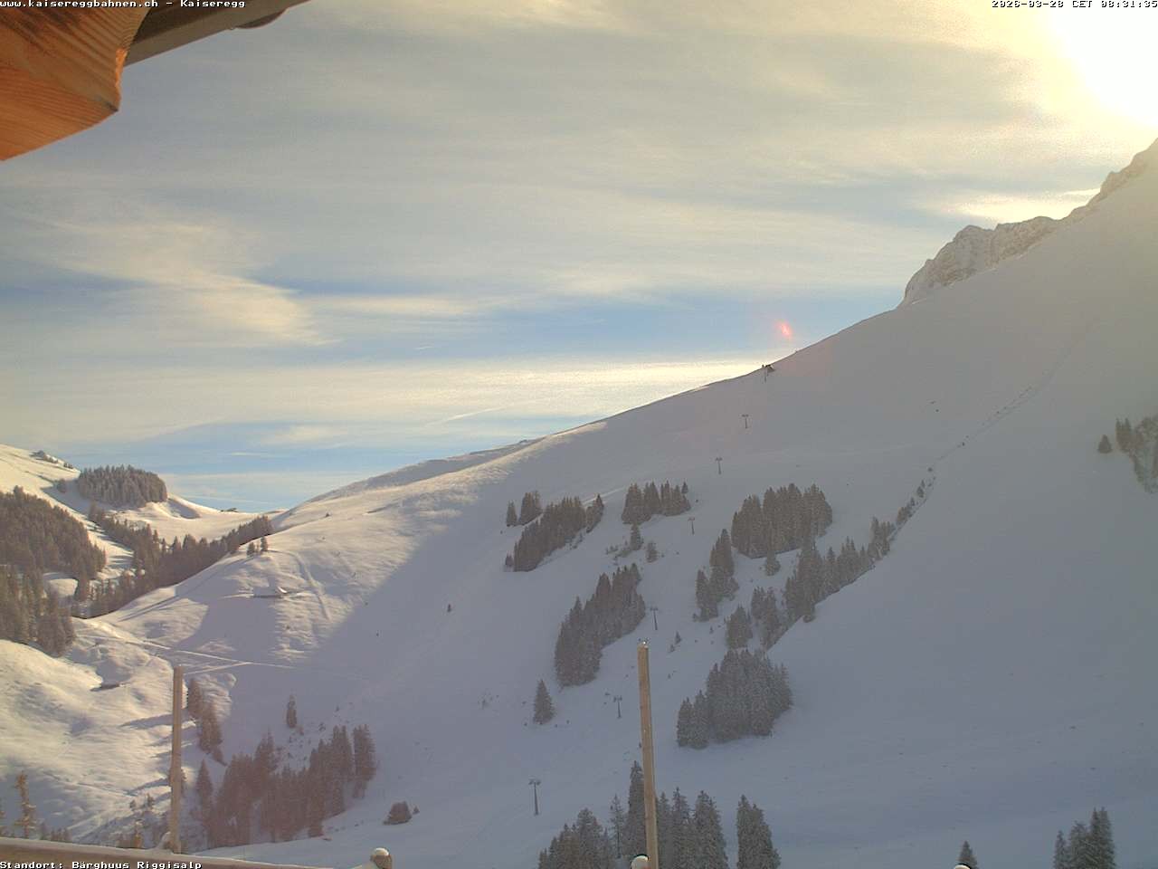 Archiv Foto Webcam Schwarzsee Kaiseregg - Bärghuus Riggisalp