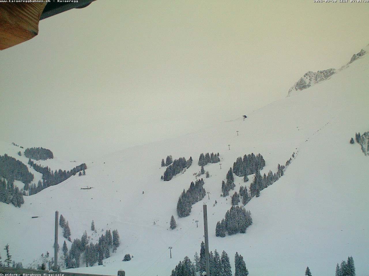 Archiv Foto Webcam Schwarzsee Kaiseregg - Bärghuus Riggisalp