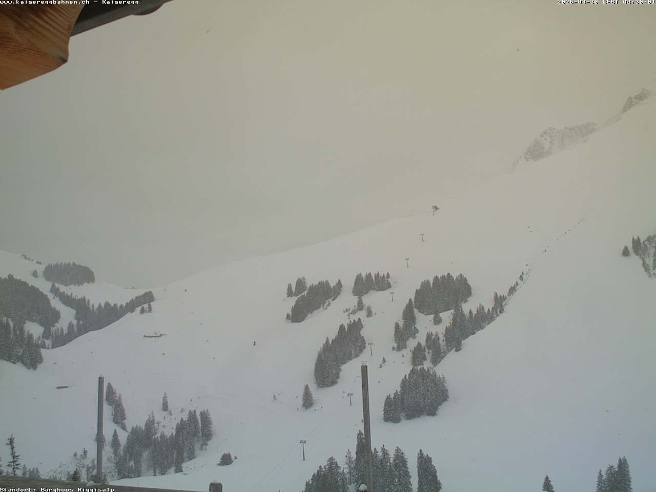 Archiv Foto Webcam Schwarzsee Kaiseregg - Bärghuus Riggisalp