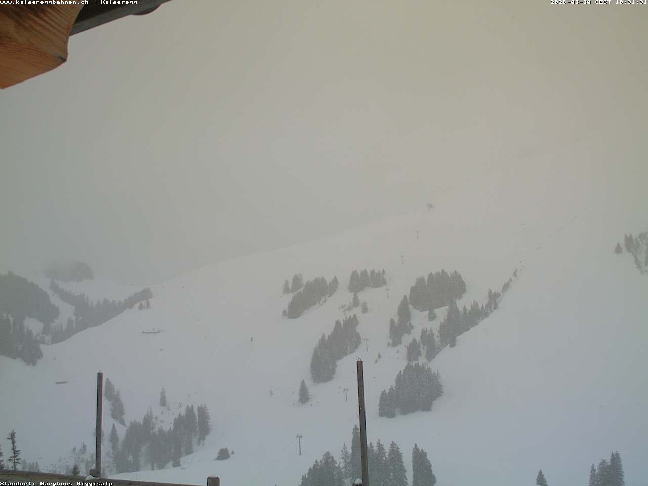 Archiv Foto Webcam Schwarzsee Kaiseregg - Bärghuus Riggisalp