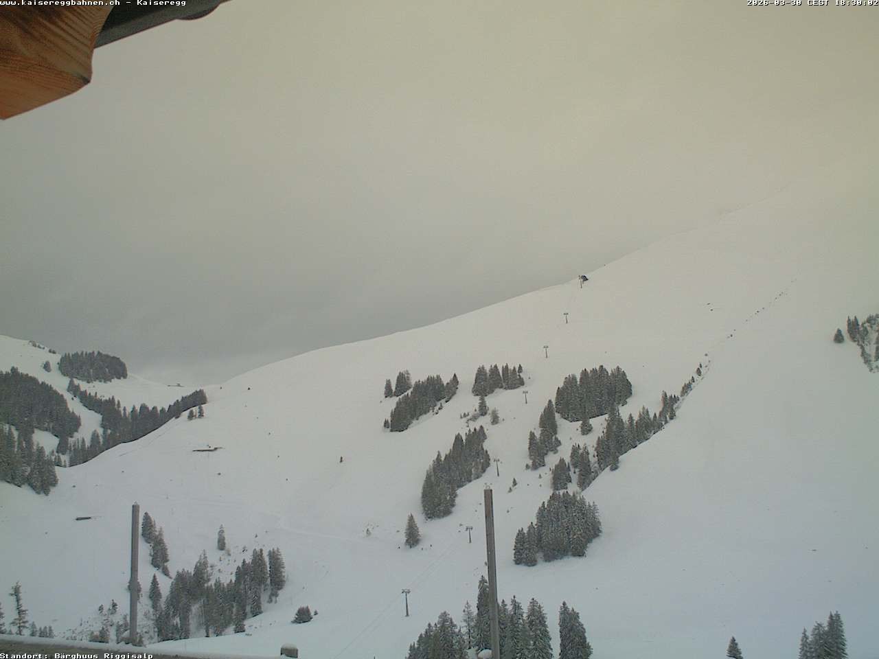 Archiv Foto Webcam Schwarzsee Kaiseregg - Bärghuus Riggisalp