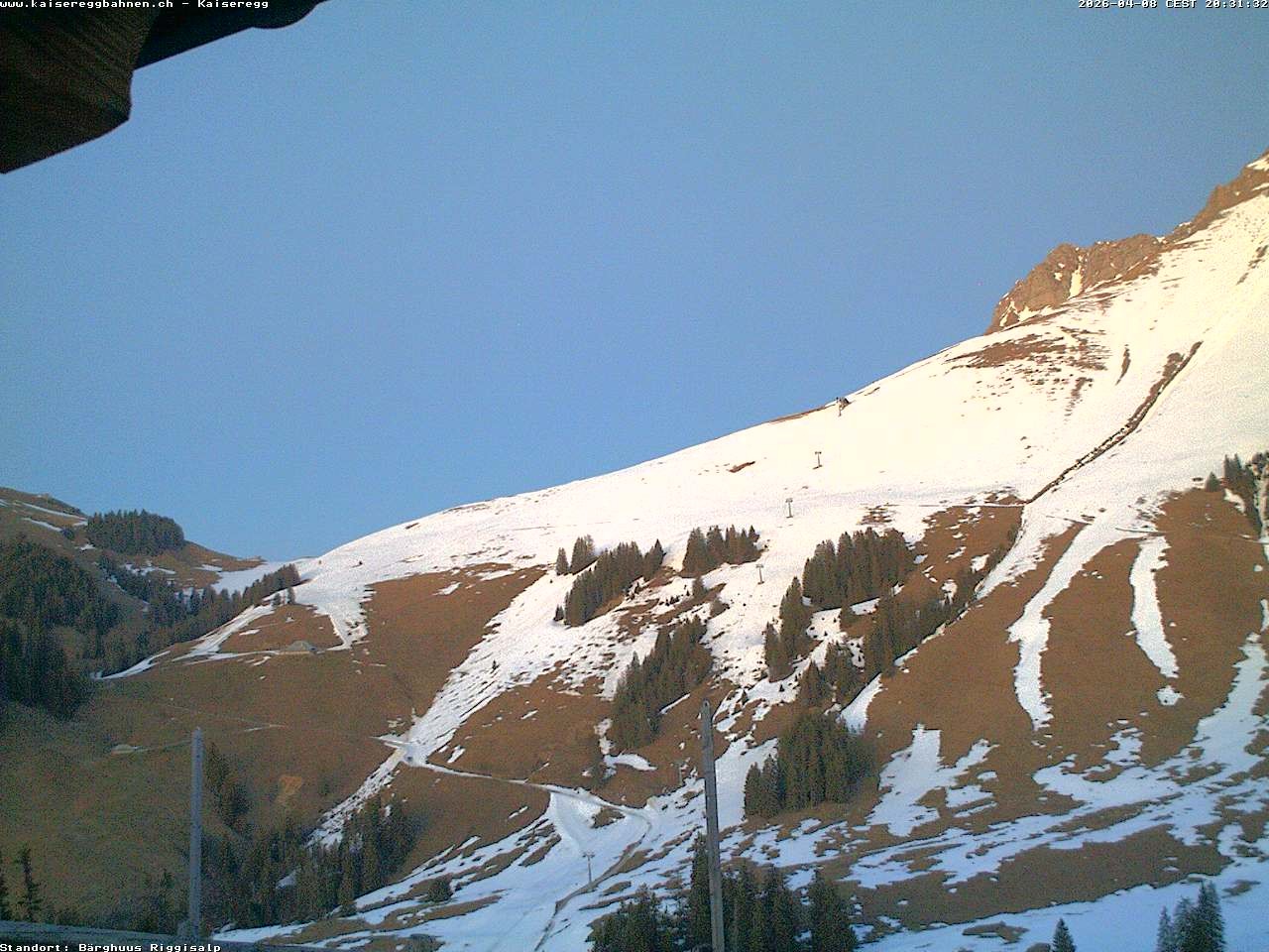 Archiv Foto Webcam Schwarzsee Kaiseregg - Bärghuus Riggisalp