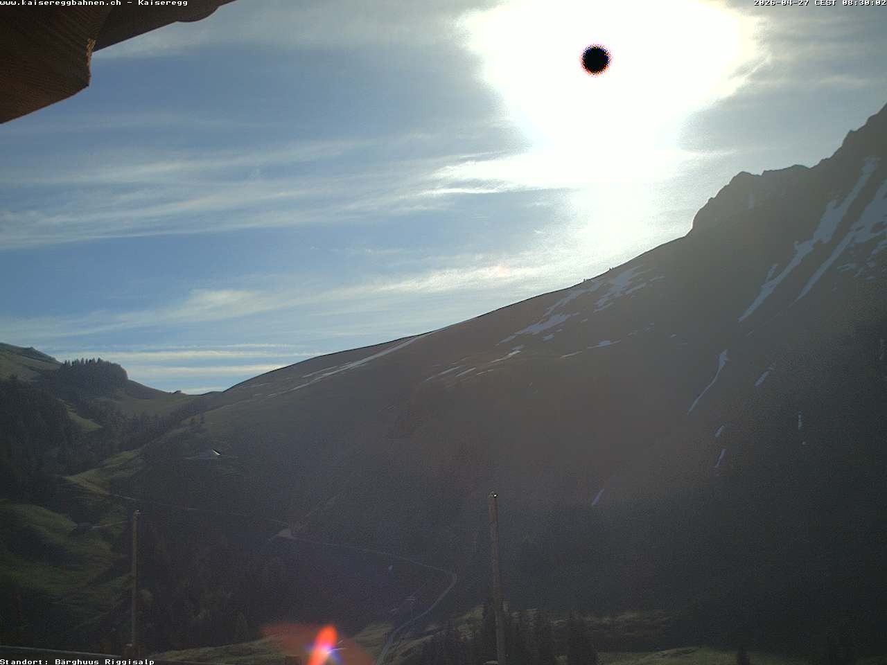 Archiv Foto Webcam Schwarzsee Kaiseregg - Bärghuus Riggisalp