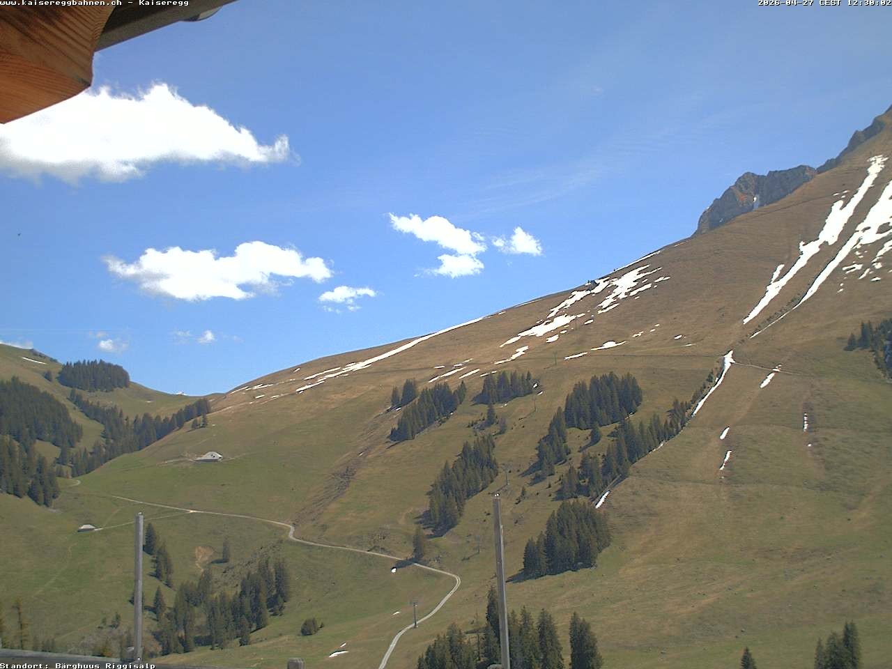 Archiv Foto Webcam Schwarzsee Kaiseregg - Bärghuus Riggisalp