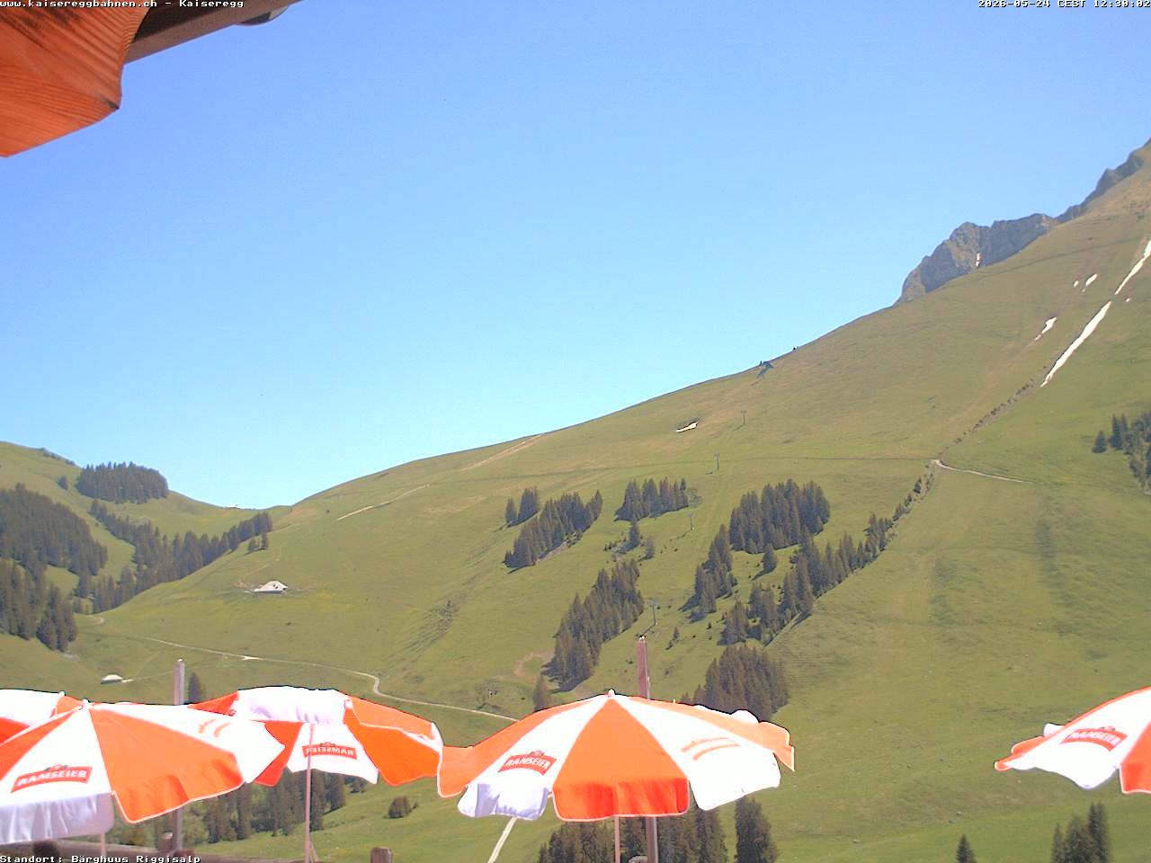 Archiv Foto Webcam Schwarzsee Kaiseregg - Bärghuus Riggisalp
