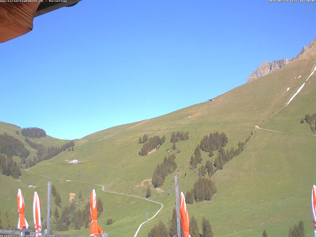 Archiv Foto Webcam Schwarzsee Kaiseregg - Bärghuus Riggisalp