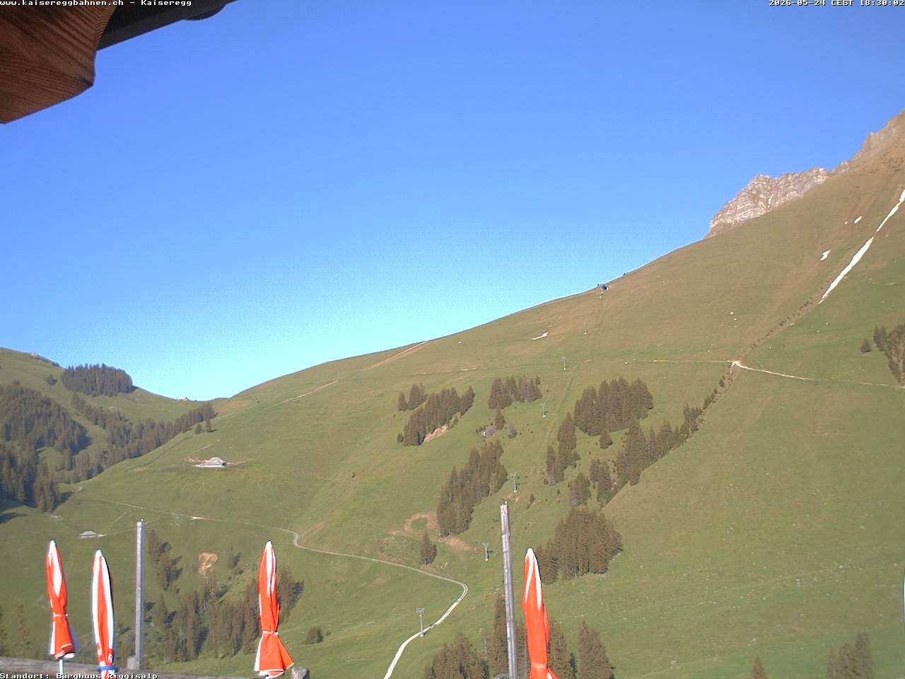 Archiv Foto Webcam Schwarzsee Kaiseregg - Bärghuus Riggisalp
