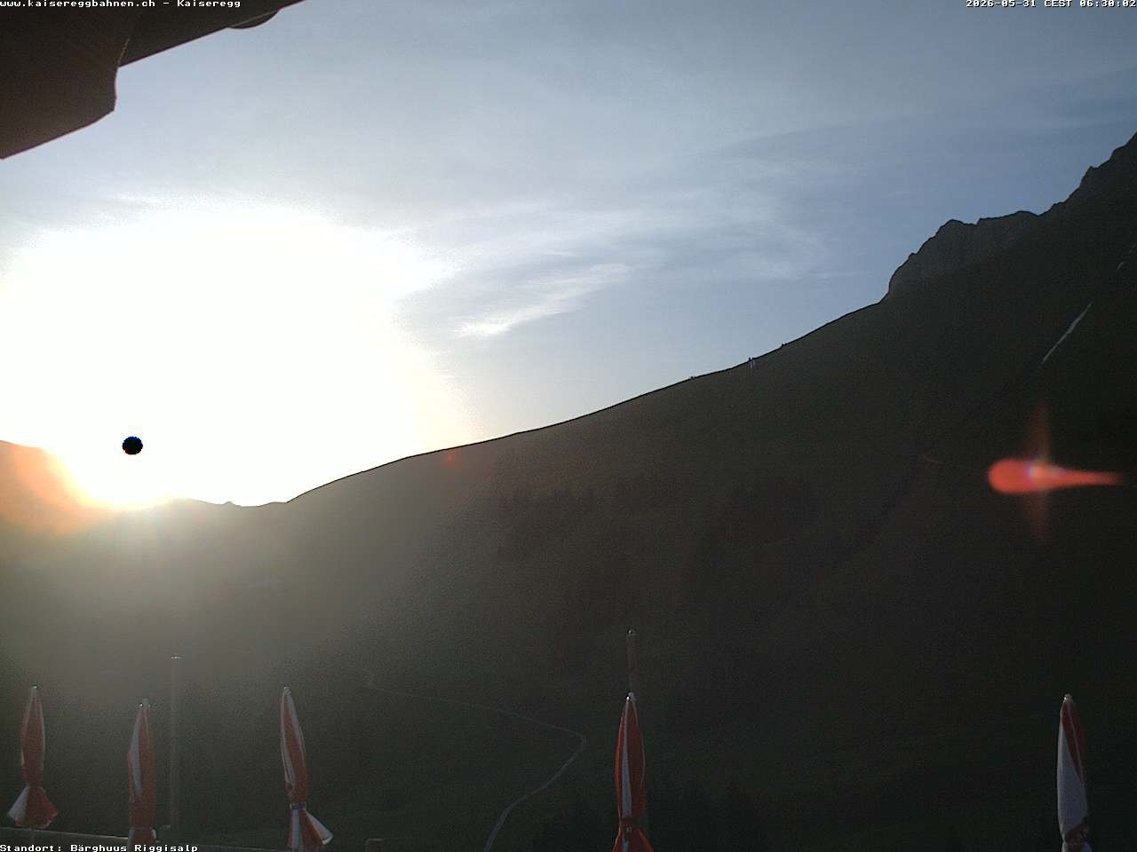 Archiv Foto Webcam Schwarzsee Kaiseregg - Bärghuus Riggisalp