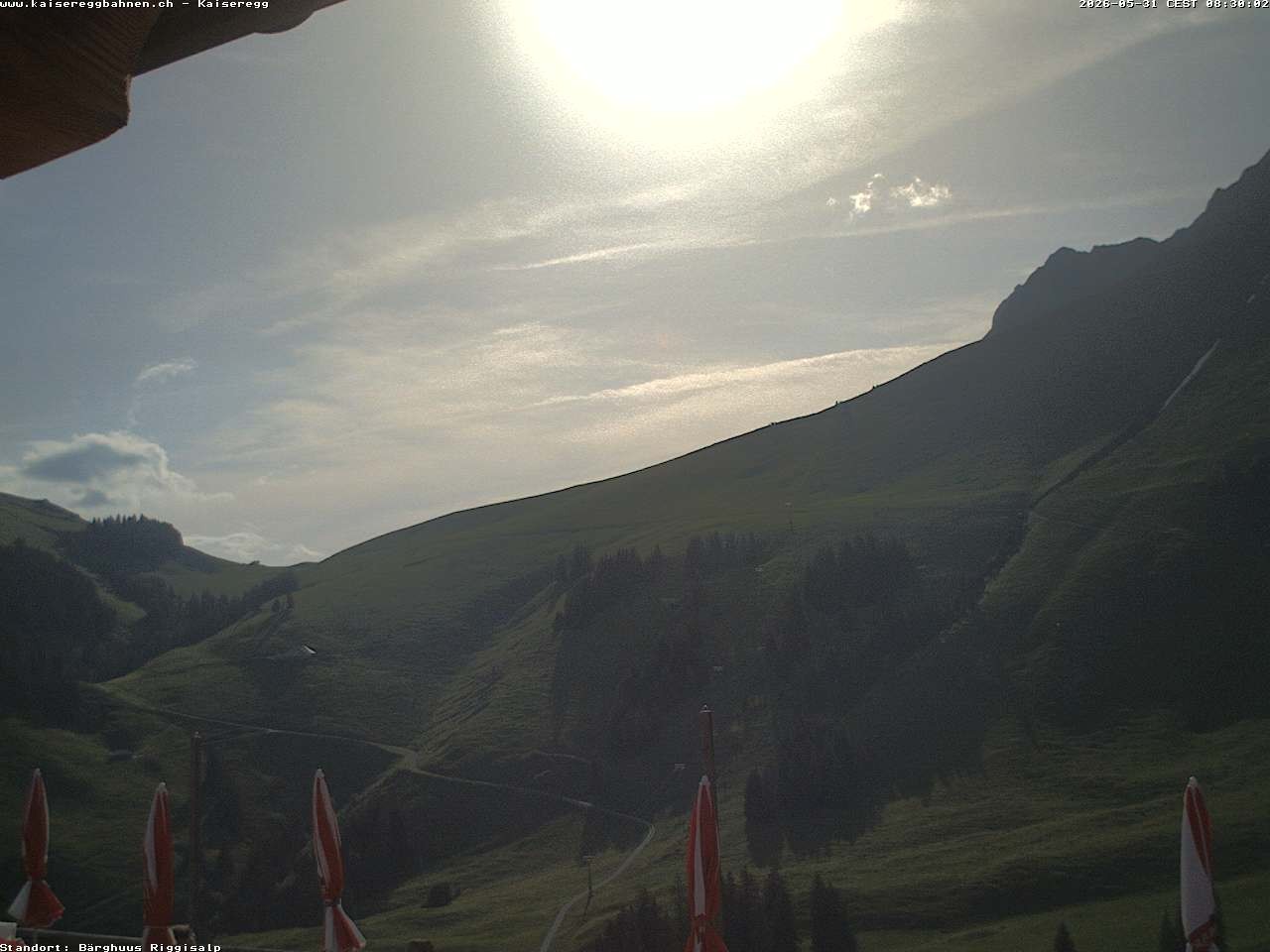 Archiv Foto Webcam Schwarzsee Kaiseregg - Bärghuus Riggisalp