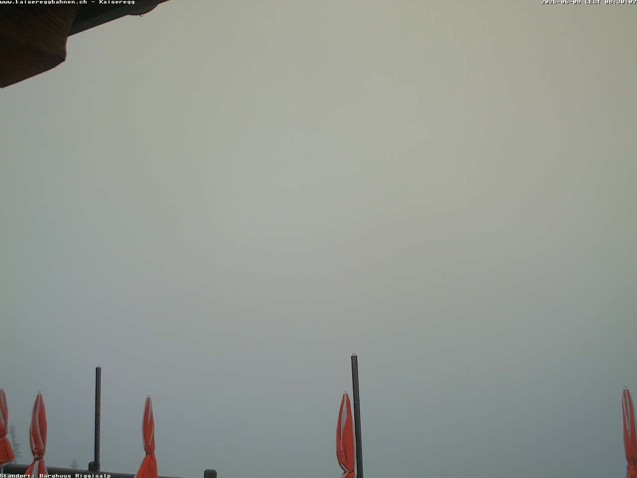 Archived image Webcam Schwarzsee Kaiseregg - mountain hut Bärghuus Riggisalp