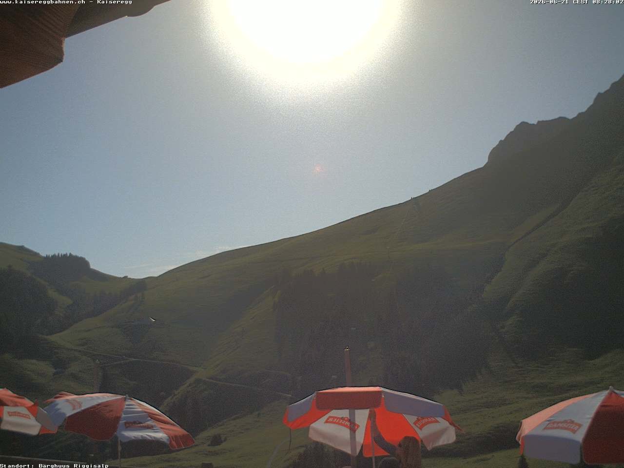 Archiv Foto Webcam Schwarzsee Kaiseregg - Bärghuus Riggisalp