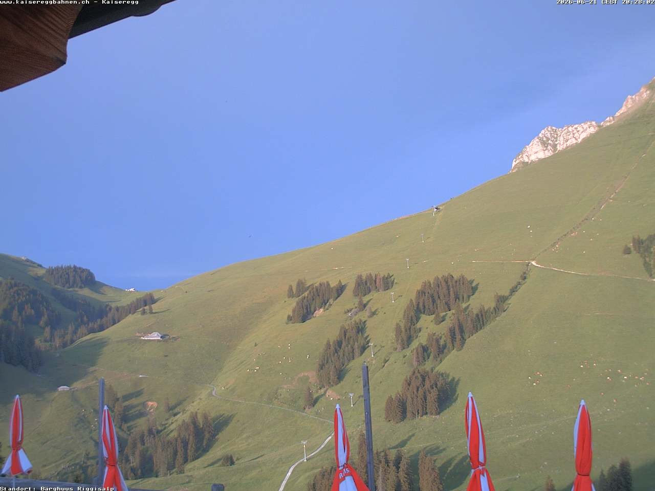 Archiv Foto Webcam Schwarzsee Kaiseregg - Bärghuus Riggisalp