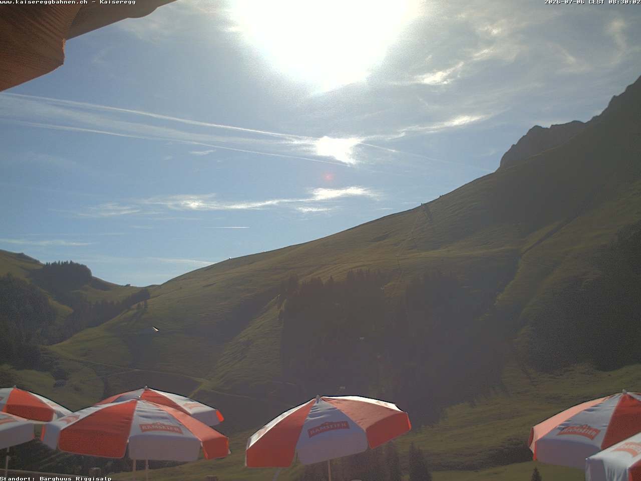 Archiv Foto Webcam Schwarzsee Kaiseregg - Bärghuus Riggisalp