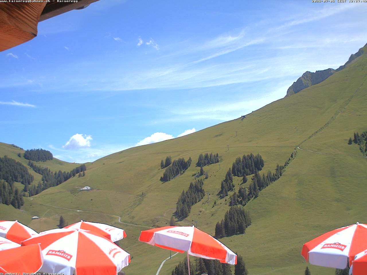 Archiv Foto Webcam Schwarzsee Kaiseregg - Bärghuus Riggisalp