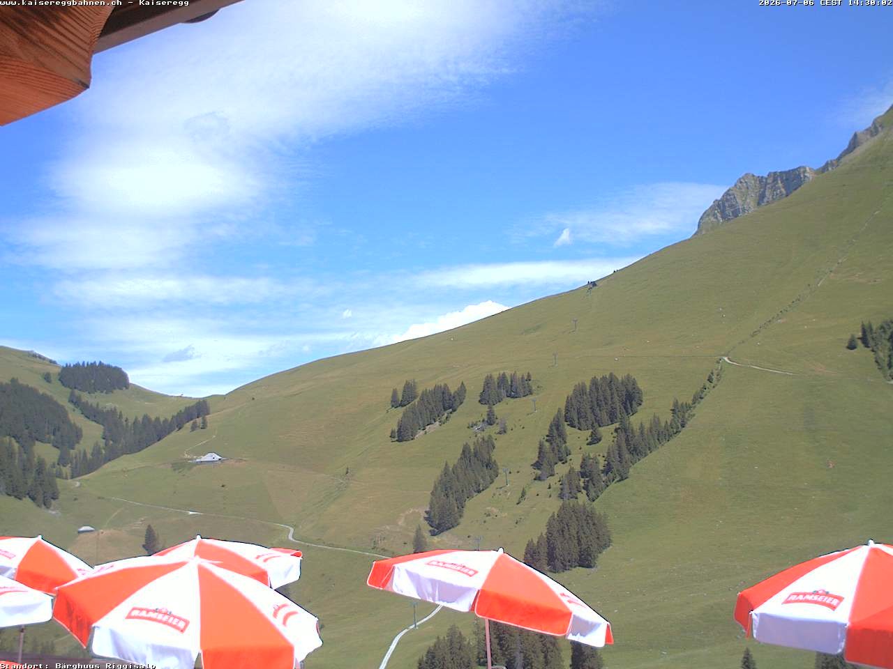 Archiv Foto Webcam Schwarzsee Kaiseregg - Bärghuus Riggisalp