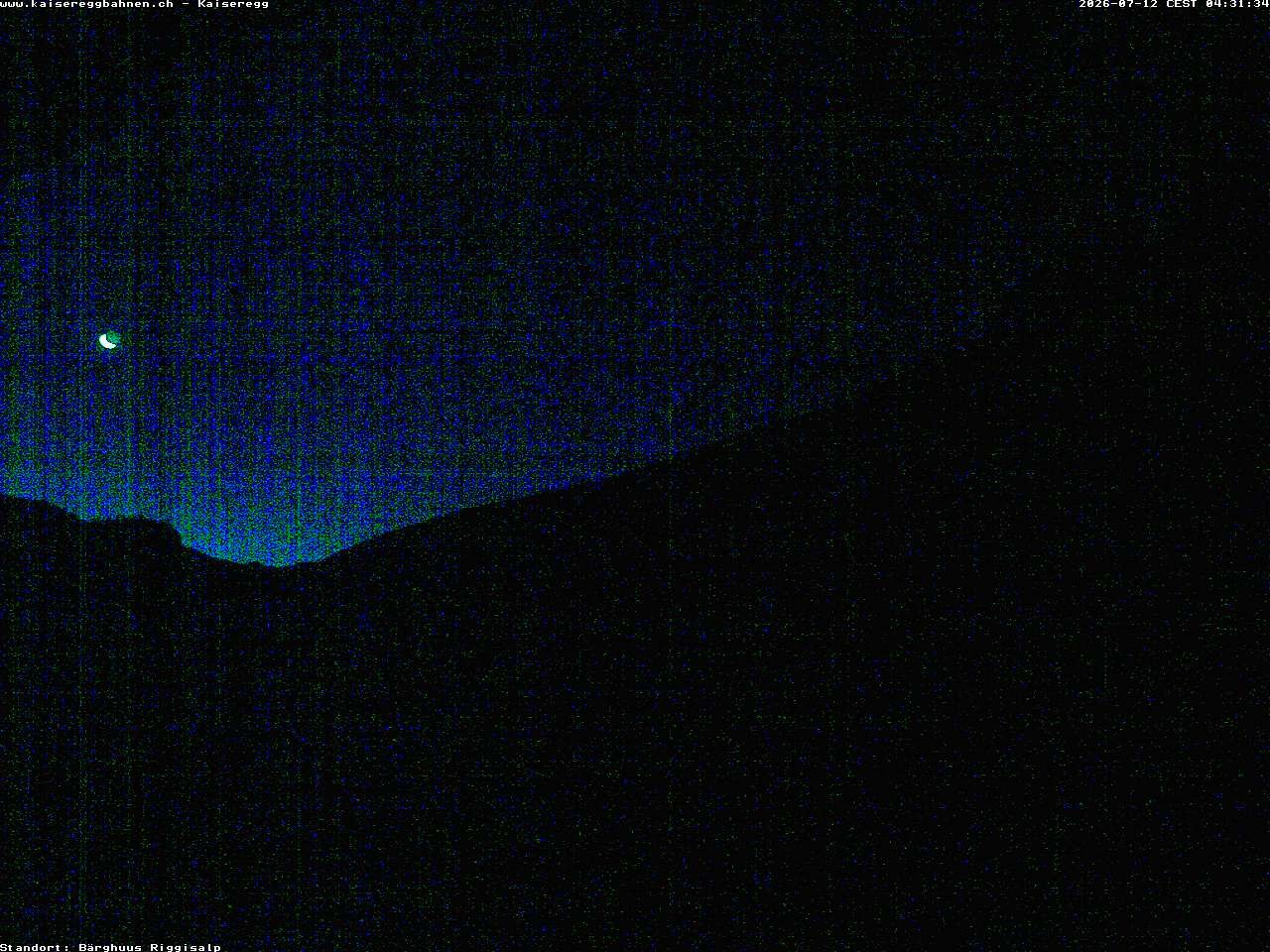 Archived image Webcam Schwarzsee Kaiseregg - mountain hut Bärghuus Riggisalp