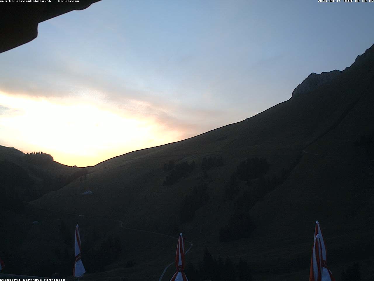 Archiv Foto Webcam Schwarzsee Kaiseregg - Bärghuus Riggisalp