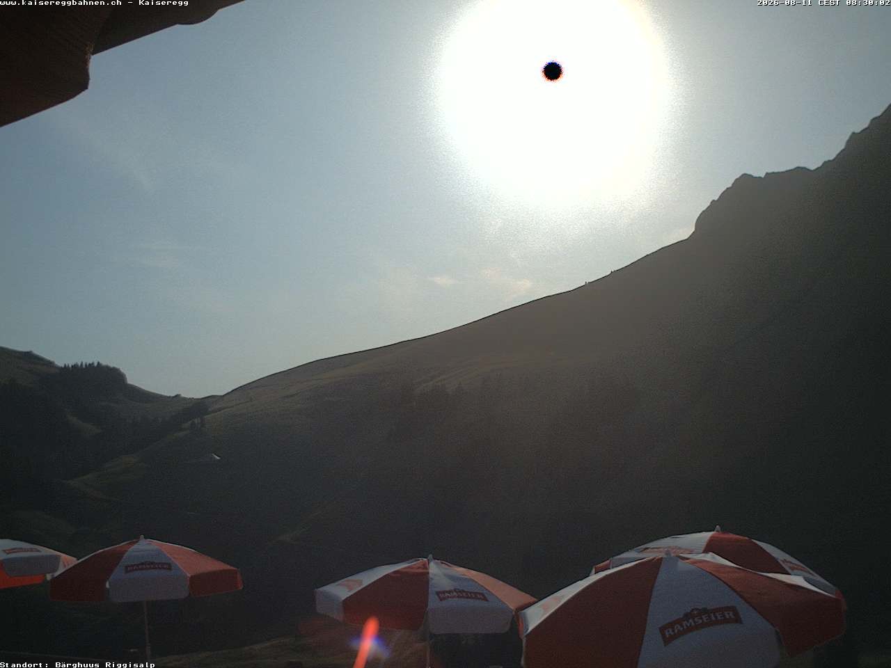 Archiv Foto Webcam Schwarzsee Kaiseregg - Bärghuus Riggisalp