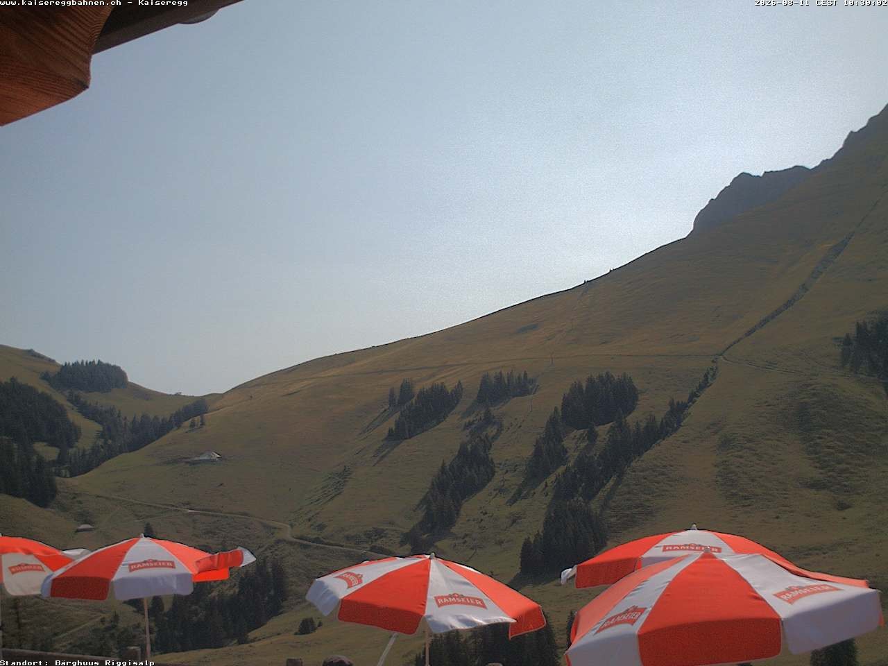 Archiv Foto Webcam Schwarzsee Kaiseregg - Bärghuus Riggisalp