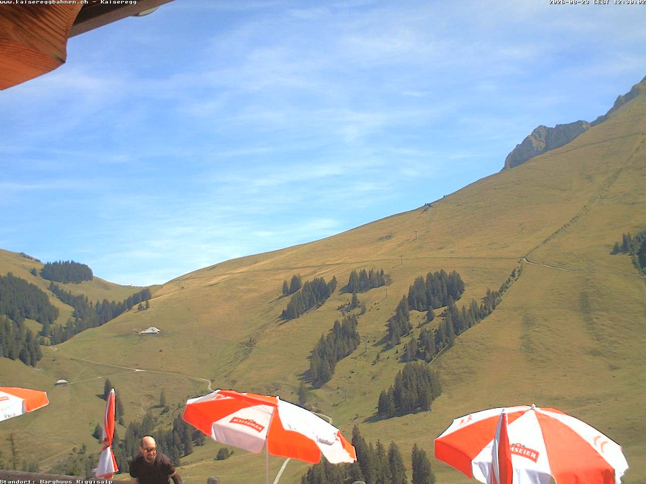 Archiv Foto Webcam Schwarzsee Kaiseregg - Bärghuus Riggisalp