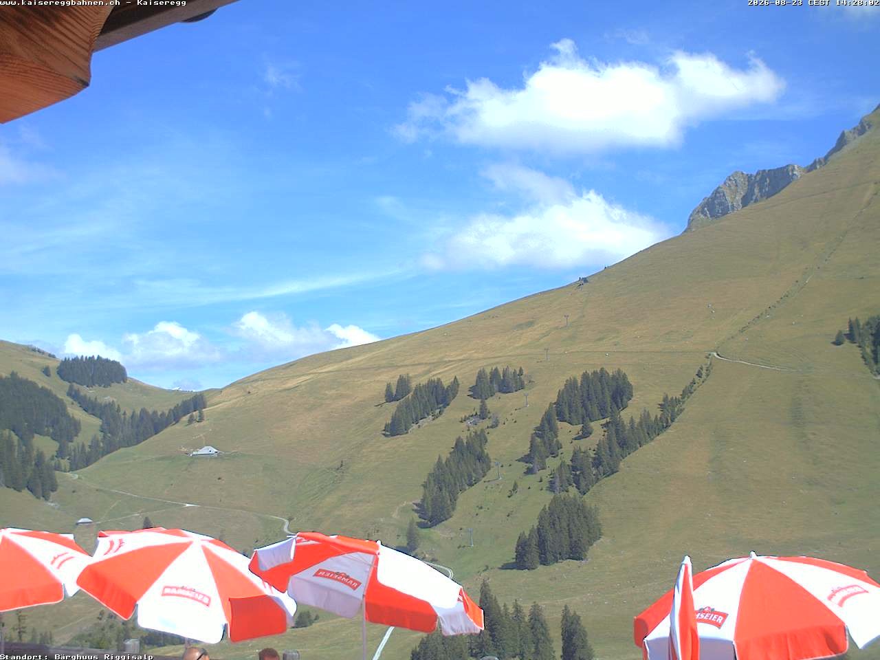 Archiv Foto Webcam Schwarzsee Kaiseregg - Bärghuus Riggisalp