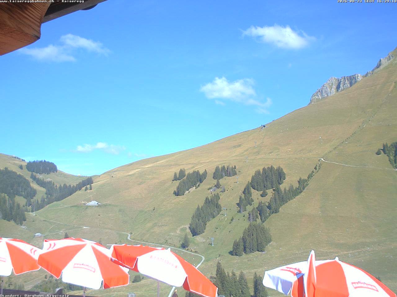 Archiv Foto Webcam Schwarzsee Kaiseregg - Bärghuus Riggisalp