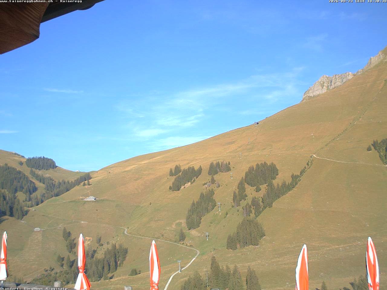 Archiv Foto Webcam Schwarzsee Kaiseregg - Bärghuus Riggisalp