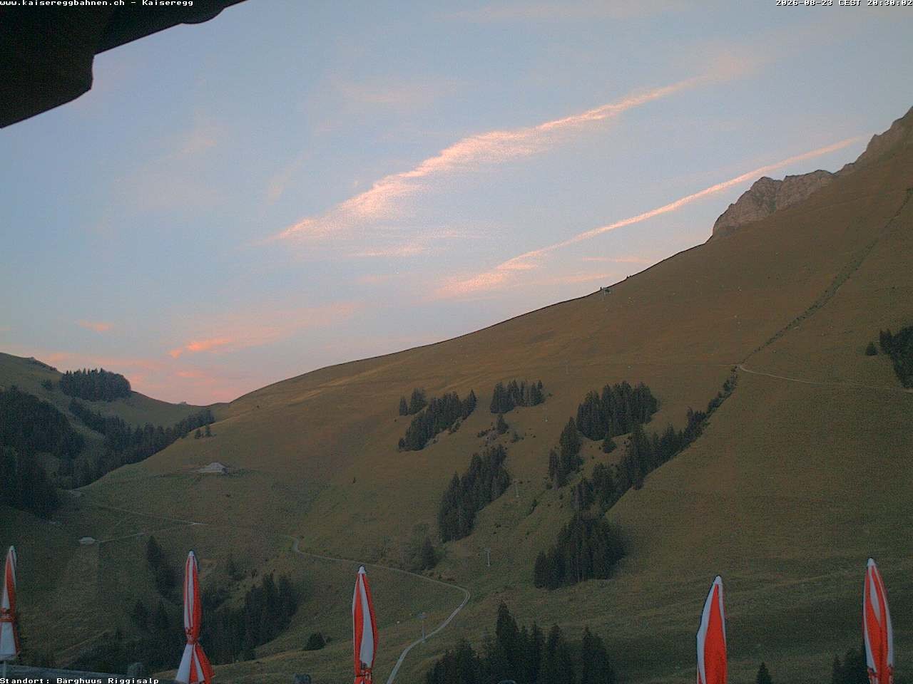 Archiv Foto Webcam Schwarzsee Kaiseregg - Bärghuus Riggisalp