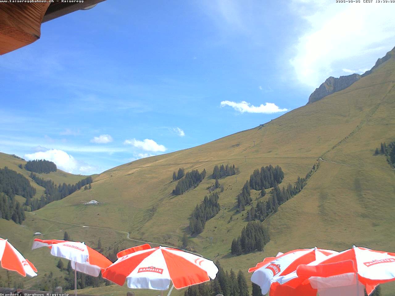 Archiv Foto Webcam Schwarzsee Kaiseregg - Bärghuus Riggisalp