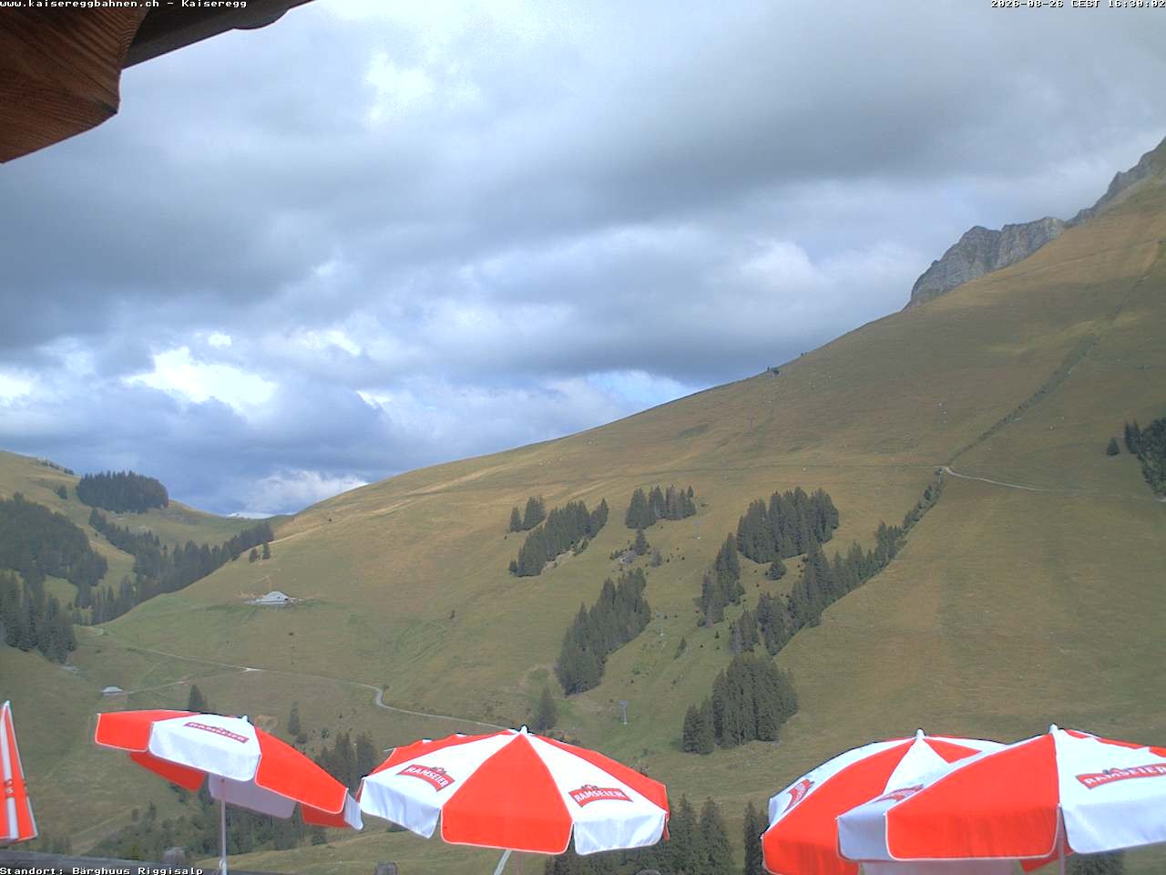 Archiv Foto Webcam Schwarzsee Kaiseregg - Bärghuus Riggisalp